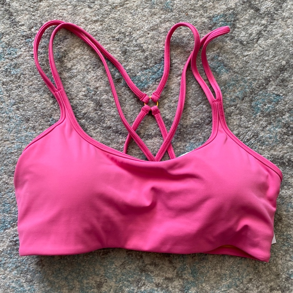 Bandier strappy chorus sports bra